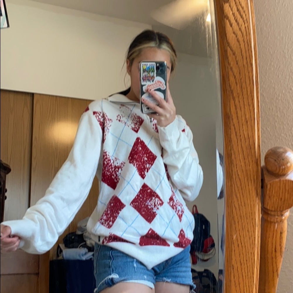 half zip sweater